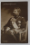 M.S REGELE FERDINAND I AL ROMANIEI , IN UNIFORMA , CU SABIE , FOTOGRAFIE DE MANDY , FORMAT CARTE POSTALA , INTERBELICA