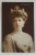 M.S REGINA MARIA A ROMANIEI , CU COLIER DE PERLE SI DECORATIE , FOTOGRAFIE DIN COLECTIA MANDY , FORMAT CARTE POSTALA , INTERBELICA