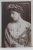 M.S REGINA MARIA A ROMANIEI CU CUNUNA DE LAURI SI DECORATII , FOTOGRAFIE TIP CARTE POSTALA , STUDIO MANDY , INTERBELICA