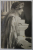M.S . REGINA MARIA A ROMANIEI , CU DIADEMA PE CAP SI VOAL , FOTOGRAFIE TIP CARTE POSTALA , 1923