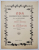 ODA REGIMENTULUI MIRCEA NO. 32 INFANTERIE - muzica de D. COSTIN , 1925, PARTITURA