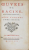 OEUVRES DE RACINE NOUVELLE EDITION, AVEC FIGURES, TOME SECUND - AMSTERDAM, 1754