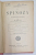 OEUVRES DE SPINOZA , traduits par CH. APPUHN , 1920