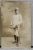 OFITER ROMAN, CAVALERIST , IN UNIFORMA SI CU SABIE , FOTOGRAFIE IN STUDIO , TIP CARTE POSTALA , 1913