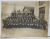 OFITERI DE INFANTERIE SI CIVILI , FOTOGRAFIE DE GRUP , INTERBELICA