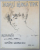 PARTITURA  ILUSTRATA CU O LITOGRAFIE de PAUL P. MOLDA ( 1884 - 1955 ) ,  ROMANTA PENTRU VOCE SI PIANO ,  PERIOADA INTERBELICA
