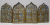Poliptic din bronz cu aplicatii de email, Rusia secol IX. PIESA DE COLECTIE!