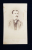 PORTRETUL UNUI BARBAT , FOTOGRAFIE TIP C.D.V. , MONOCROMA, PE HARTIE LUCIOASA , LIPITA PE CARTON , SFARSITUL SECOLULUI XIX