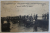 RAZBOIUL ROMANO - BULGAR  - TRECEREA DUNARII SPRE SILISTRA , 3 IULIE , 1913 , FOTOGRAFIE TIP CARTE POSTALA , MONOCROMA , CIRCULATA