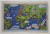 RECLAMA '' AIR FRANCE - RESEAU AERIEN MONDIAL  '' , HARTA  LUMII , CARTE POSTALA , INTERBELICA