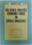 RELATIILE POLITICE ROMANO - SARBE IN EPOCA MODERNA de MIODRAG MILIN , 1992