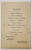 RESTAURANT ATHENEE PALACE , BUCURESTI ,  MENIUL ZILEI DE 10 APRILIE , 1924 , TEXT IN LB. FRANCEZA