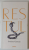 RESTUL , PRIMA DINTR - O TRILOGIE , POEZII de SVETLANA CARSTEAN , 2025