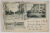 SALUTARI DIN BRAILA , INUNDATIA PORTULUI 1897 , MONUMENTUL SI STRADA REGALA , CARTE POSTALA , LITOGRAFIE ,  CLASICA