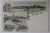 SALUTARI DIN CONSTANTA , MONTAJ CU CATEDRALA , PODUL PESTE DUNARE , HOTELUL CAROL I , BAILE DE VII , CROMOLITOGRAFIE , CARTE POSTALA , CLASICA
