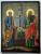 Sfintii Apostoli Petru si Pavel si Schimbarea la Fata, Icoana Praznicar, Atelier Romanesc, Secol 19