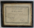 SOCIETATEA ORTODOXA NATIONALA A FEMEILOR ROMANE , SCOALA PRIMARA FILIALA BRAILA , DIPLOMA PENTRU PREMIUL I ,1945 / 1946