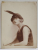 STUDIO FOTO DIN PARIS , TANARA CU PALARIE CU PANA  , FOTOGRAFIE DE MODA , INTERBELICA