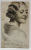 STUDIO  JULIETTA , TANARA CU MARGELE  , FOTOGRAFIE SEMNATA , FORMAT CARTE POSTALA ,  INTERBELICA