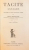 TACITE ANNALES  VOL. I-II par HENRI BORNECQUE