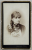TANARA CU MARGELE , FOTOGRAFIE C.D.V. , FOTOGRAF GEBRUDER KONIG , CERNAUTI , SFARSITUL SEXC. XIX