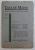 TARA DE MAINE  - REVISTA DE PROBLEME SOCIALE , POLITICE SI ECONOMICE , ANUL III  - NO. 3 , MARTIE , 1937