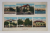 TECHIRGHIOL - FOTOMONTAJ CU SASE VILE DIN LOCALITATE , CARTE POSTALA ILUSTRATA , POLICROMA, CIRCULATA , DATATA 1934
