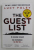 THE GUEST LIST by LUCY FOLEY , 2020