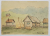 VATRA DORNEI , DESEN ORIGINAL de C. VULCAN , POLICROM , PE CARTE POSTALA , 1986