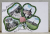 VIER LANDKARTE , CARTE POSTALA ILUSTRATA CLASICA , CROMOLITOGRAFIE