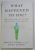 WHAT HAPPENED TO YOU ? - CONVERSATIONS ON TRAUMA , RESILIENCE , AND HEALING by BRUCE D. PERRY  and OPRAH WINFREY , 2021
