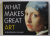 WHAT MAKES GREAT ART by ANDY PANKHURST , LUCINDA HAWKSLEY , 2014