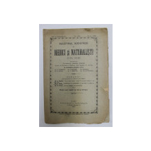BULETINUL SOCIETATII DE MEDICI SI NATURALISTI DIN IASI , ANUL XIII , VOLUMUL XIII , NO. 2 , 1899 , PREZINTA URME DE UZURA *