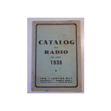 CATALOG DE RADIO PE ANUL 1936