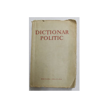 DICTIONAR POLITIC de B.N. PONOMAREV , 1959