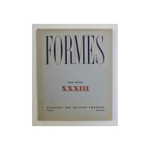 FORMES , REVUE INTERNATIONALE DES ARTS PLASTIQUES , XXXIII , NO. 33 , 1933