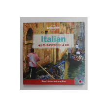 ITALIAN PHRASEBOOK and CD , SET DE  DICTIONAR - GHID SI CD AUDIO , 2012