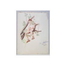 Lucretia Mihail Silion (1895 - ? ) - Puiu s'a suit in pom pentru prima oara