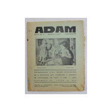 REVISTA ADAM , ANUL III , NO. 41 , 1 SEPTEMBRIE 1931