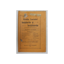 REVISTA ASOCIATIEI INVATATORILOR SI INVATATOARELOR DIN ROMANIA , ANUL X  , NR. 1 , IUNIE , 1909