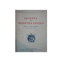 REVISTA DE MEDICINA LEGALA de N. MINOVICI SI T. VASILIU 1936  ANUL I NR. 2