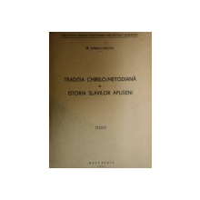TRADITIA CHIRILO-METODIANA IN ISTORIA SLAVILOR APUSENI de TR. IONESCU-NISCOV  1941 , PREZINTA HALOURI DE APA