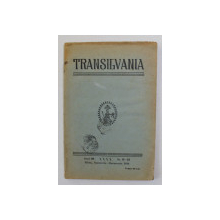 TRANSILVANIA -  ORGANUL SOCIETATII CULTURALE 'ASTRA ' , ANUL 61 ,  NR. 11 - 12 , NOIEMBRIE - DECEMBRIE , 1930