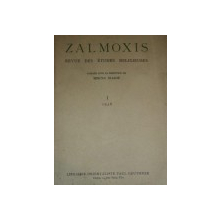 ZALMOXIS REVUE DES ETUDES RELIGIEUSES de MIRCEA ELIADE, VOL 1: 1938