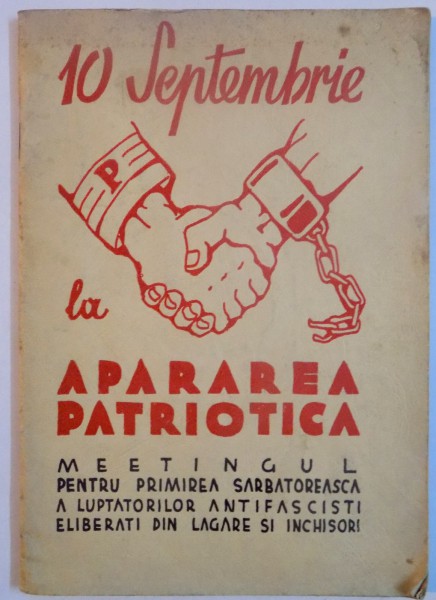 10 SEPTEMBRIE LA APARAREA PATRIOTICA , 1944