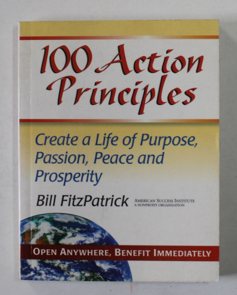 100 ACTIONS PRINCIPLES , CREATE A LIFE OF PURPOSE , PASSION , PEACE AND PROSPERITY by BILL FITZPATRICK , 2000