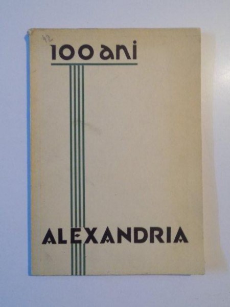 100 de ANI , ALEXANDRIA , 1935