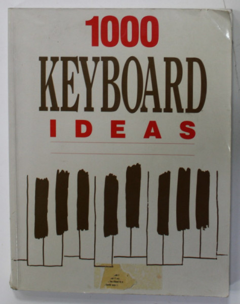 1000 KEYBOARD IDEAS , edited by RONALD HERDER , 1990