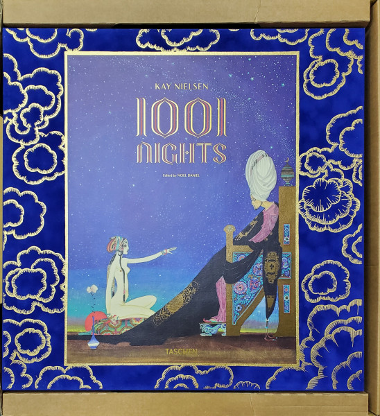 1001 NIGHTS , illustrations by KAY NIELSEN , ILUSTRAT CU CROMOLITOGRAFII , EDITIE DE LUX , TIPAR SPECIAL , FOITA AURITA , 2018 , EXEMPLAR 2521 DIN 5000 *