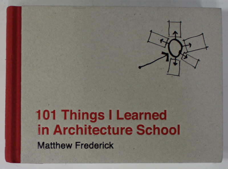 101 THINGS I LEARNED IN ARCHITECTURE SCHOOL by MATTHEW FREDERICK , 2007